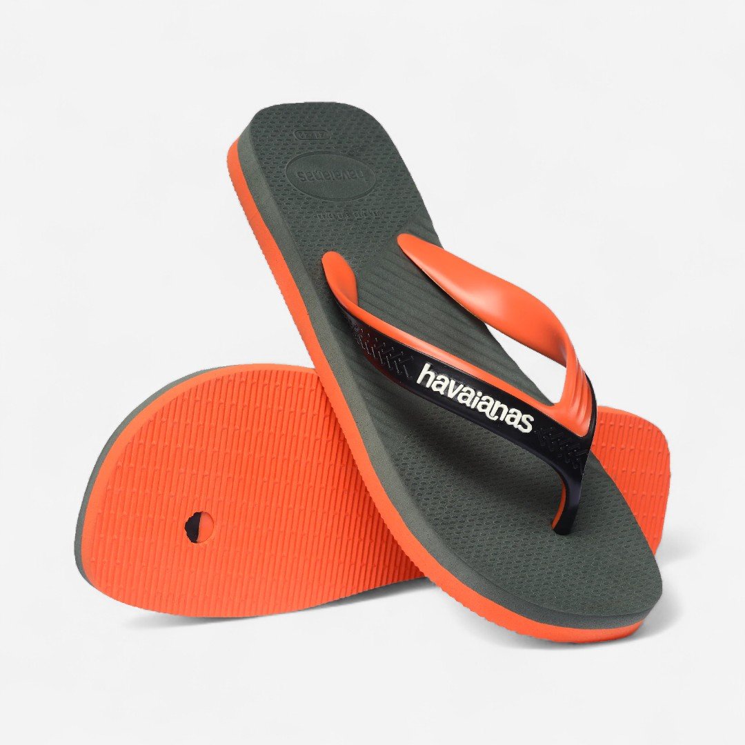 Chinelo Havaianas Dual Verde Verde/Laranja/Preto 4