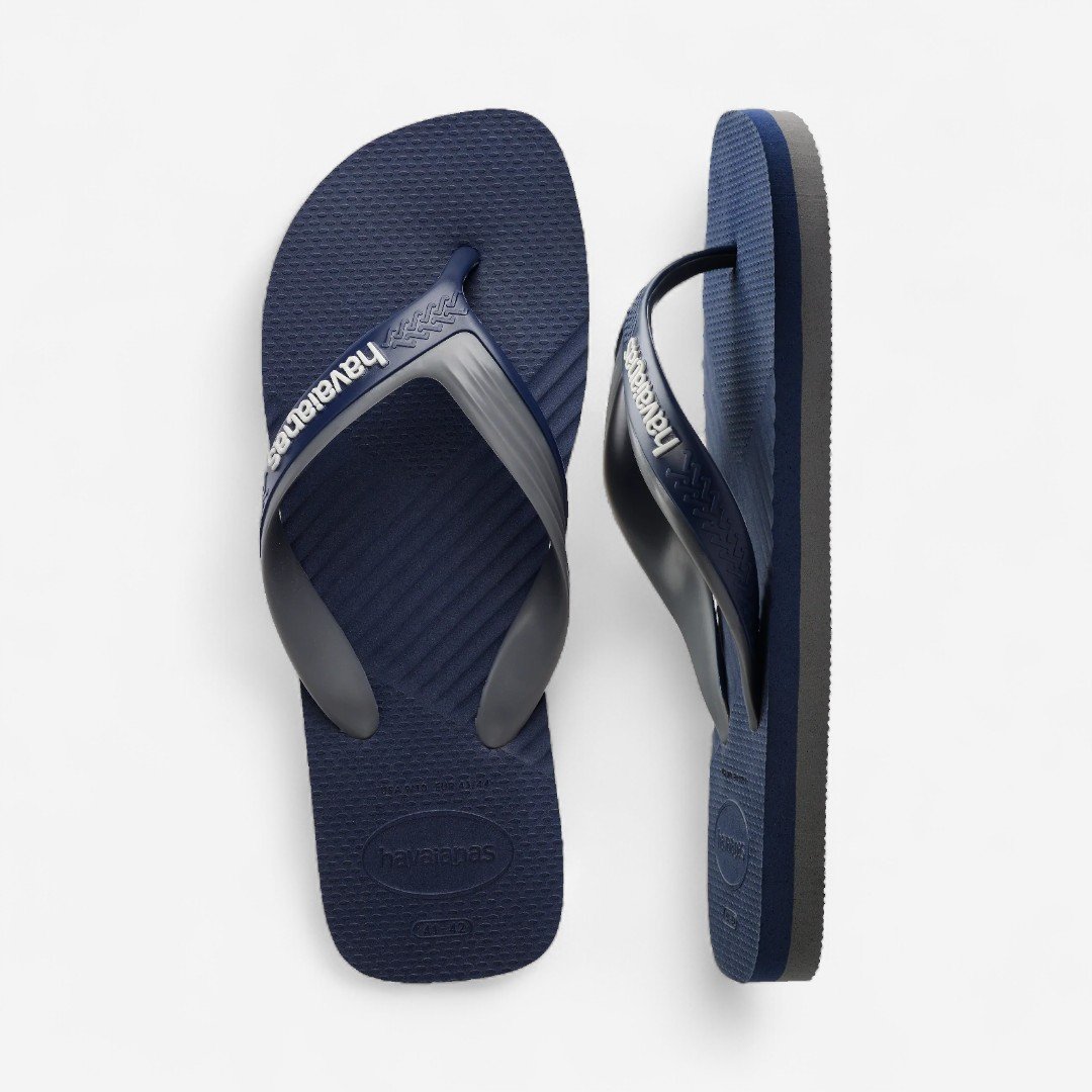 Chinelo Havaianas Dual Azul Marinho Marinho/Cinza 5