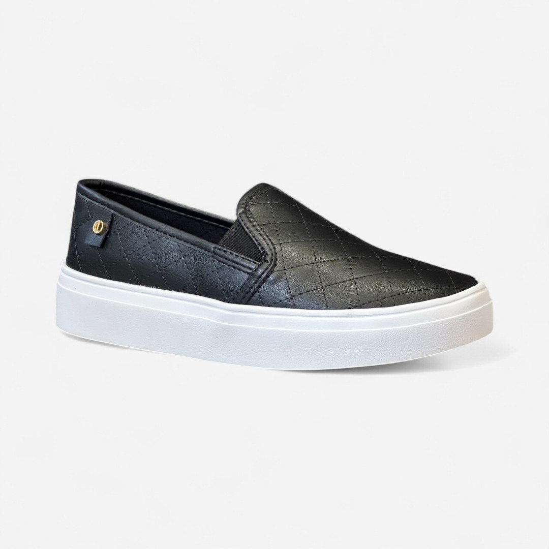Tênis Slip On Dumond Casual Preto Preto 2