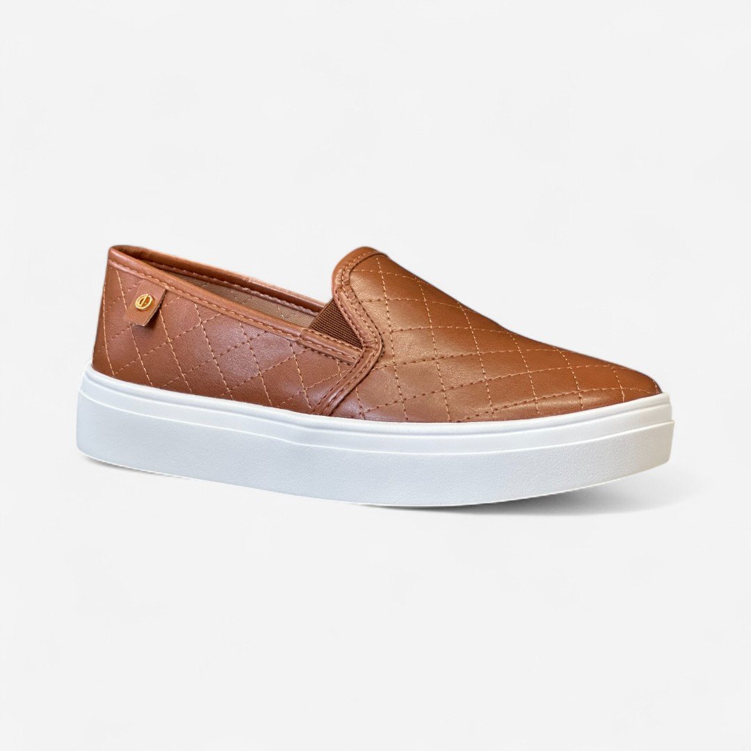 Tênis Slip On Dumond Casual Caramelo Marrom 2