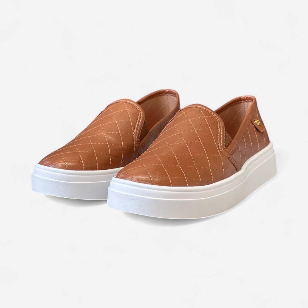 Tênis Slip On Dumond Casual Caramelo Marrom 4