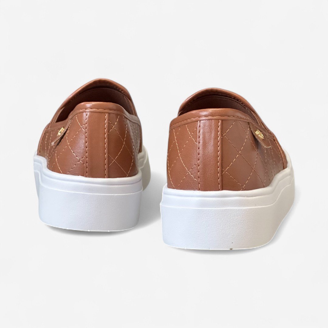 Tênis Slip On Dumond Casual Caramelo Marrom 5