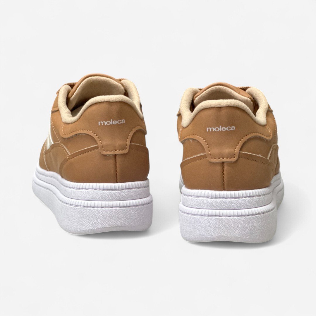 Tênis Moleca Casual Feminino Caramelo Marrom 5