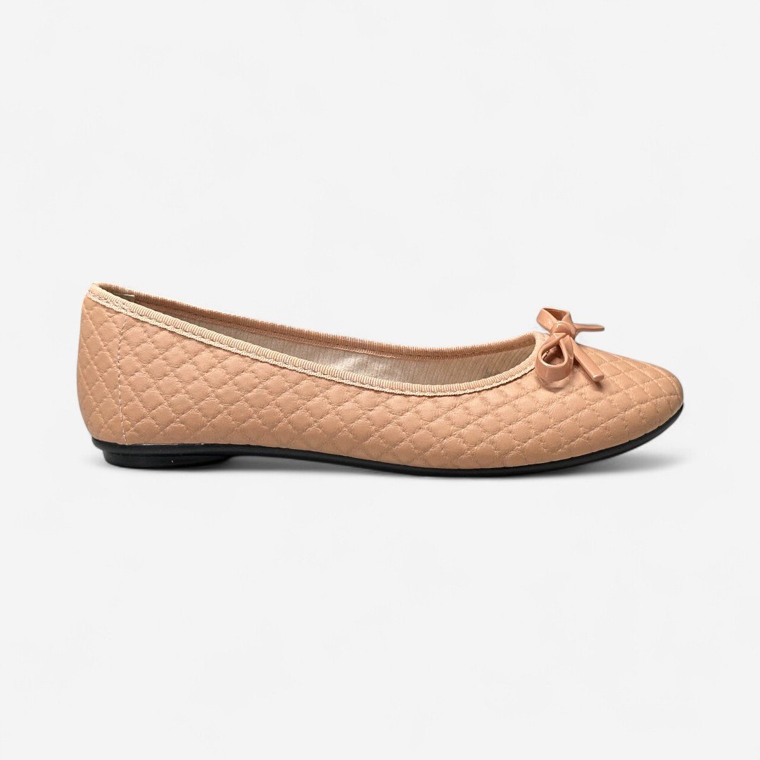 Sapatilha Moleca Feminina Matelassê Nude