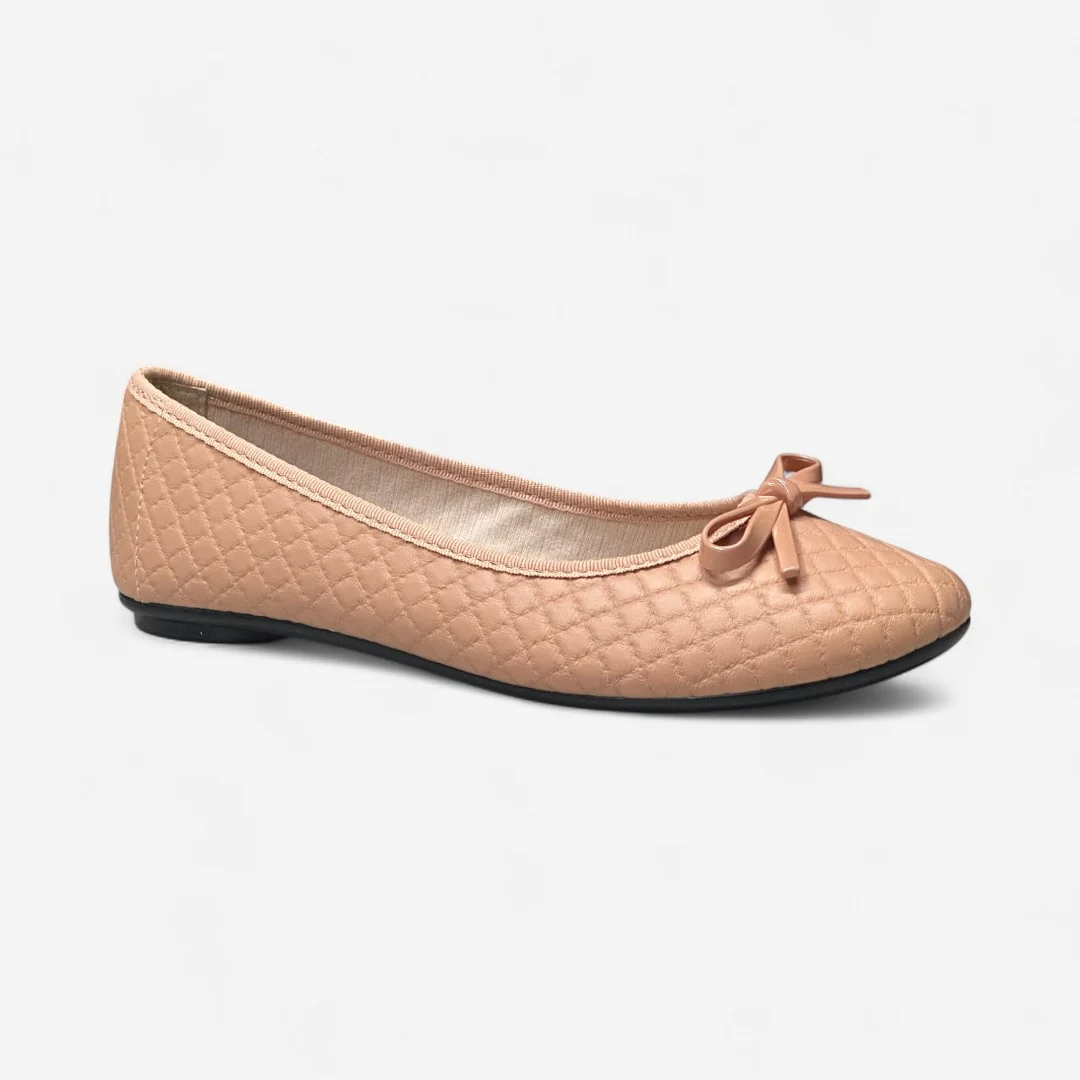 Sapatilha Moleca Feminina Matelassê Nude Nude 3