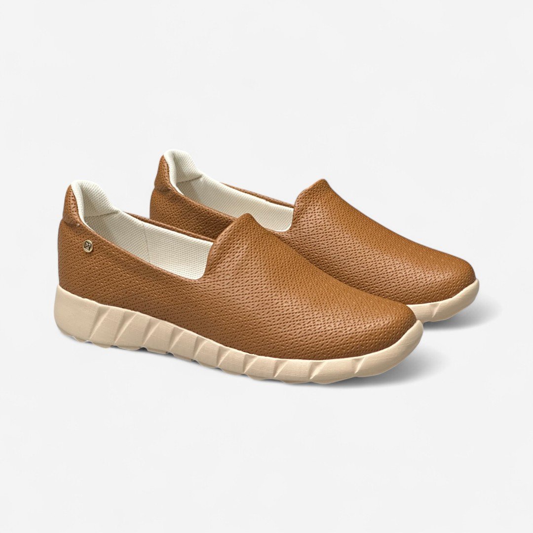 Tênis Piccadilly Casual Slip On Marrom Marrom 3