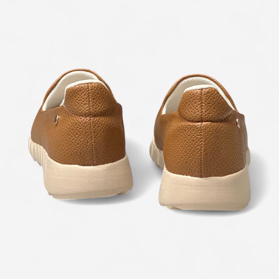 Tênis Piccadilly Casual Slip On Marrom Marrom 4
