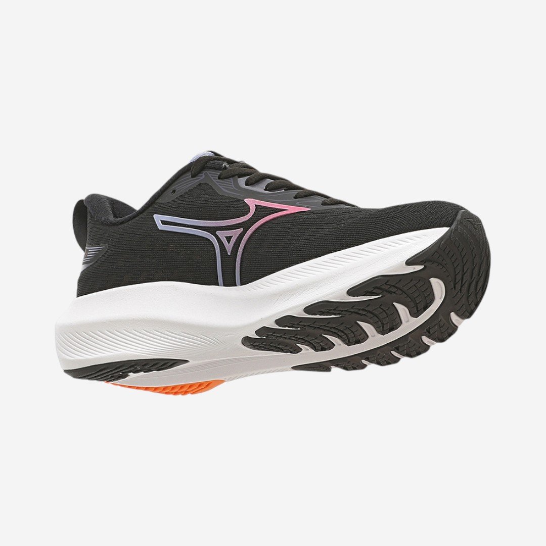 Tênis de Corrida Mizuno Base Ride Preto Preto/Laranja 4