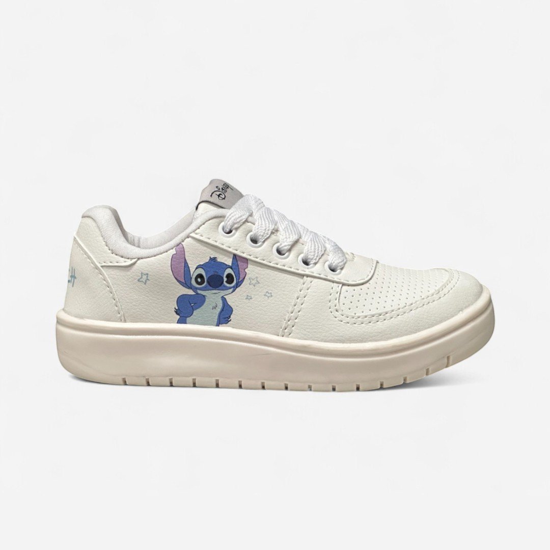 Tênis Disney Stitch Infantil Branco
