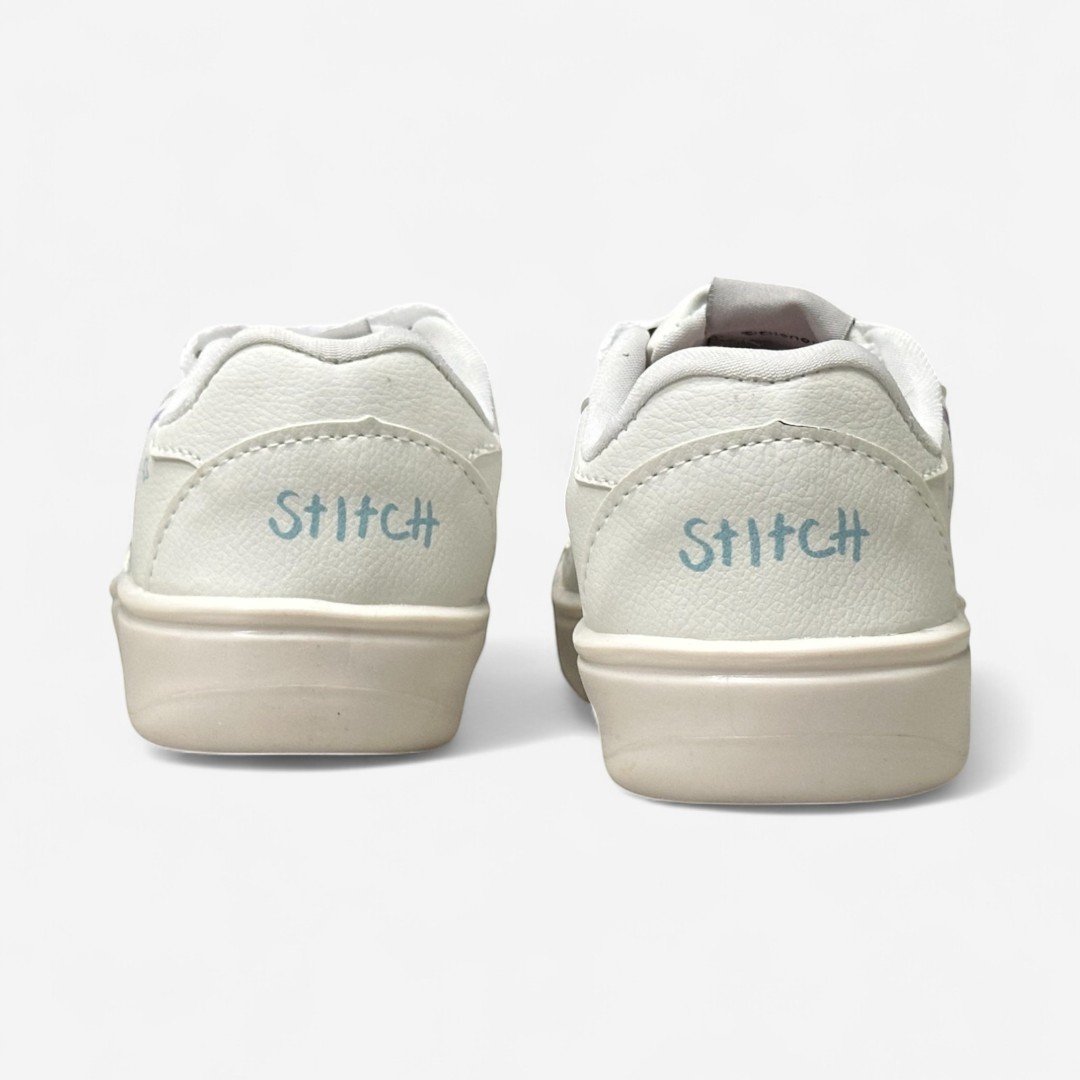 Tênis Disney Stitch Infantil Branco Branco 5