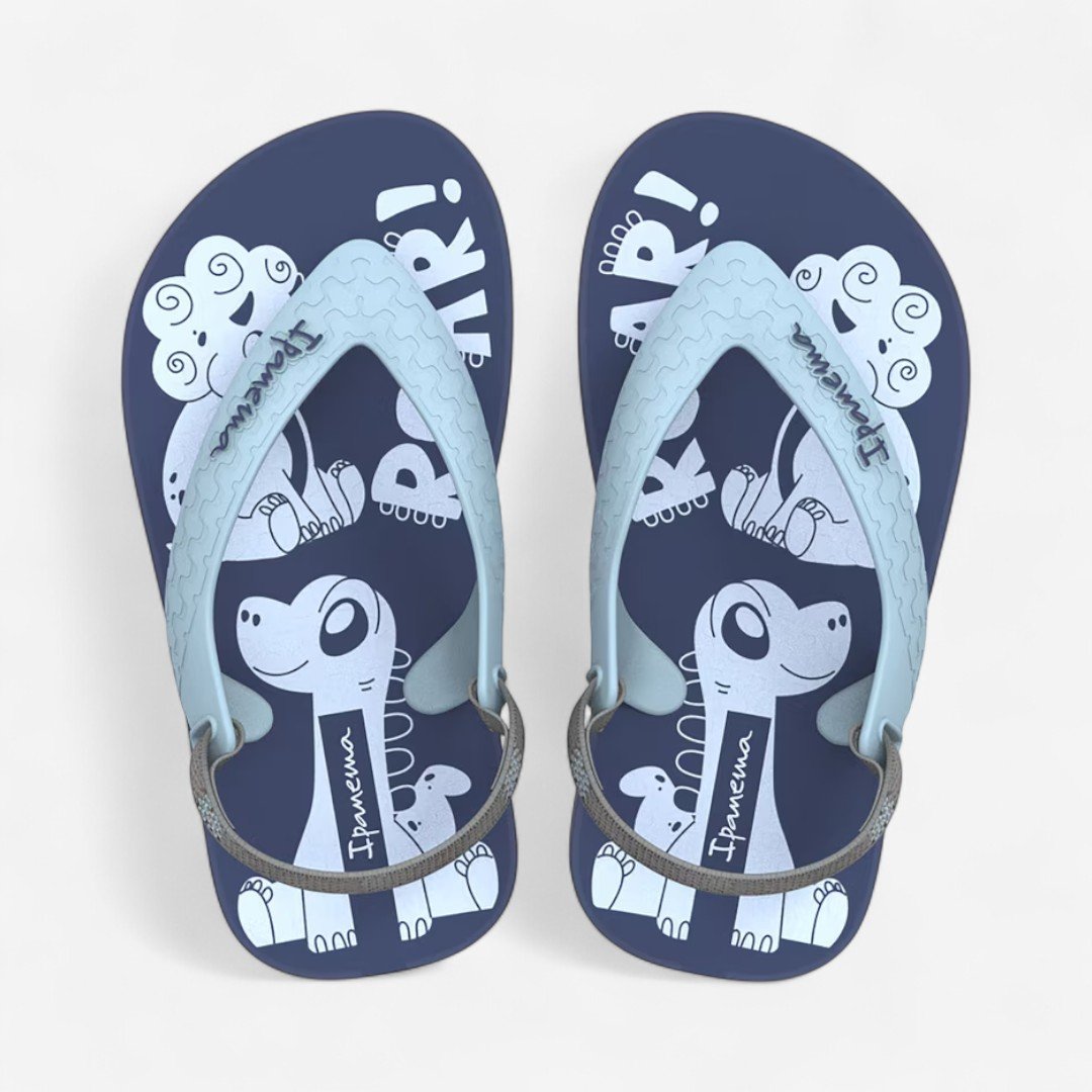 Chinelo De Dedo De Bebê Classic Ipanema Azul Escuro