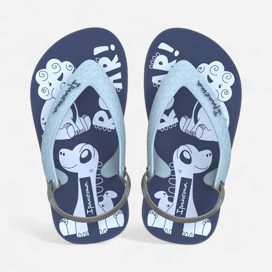 Chinelo De Dedo De Bebê Classic Ipanema Azul Escuro Azul Escuro/Azul 2