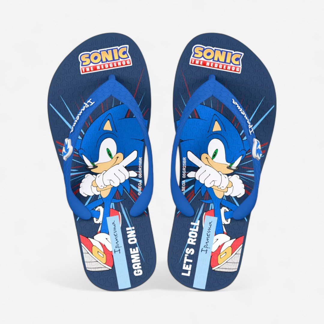 Chinelo Ipanema Sonic Lets Infantil Azul