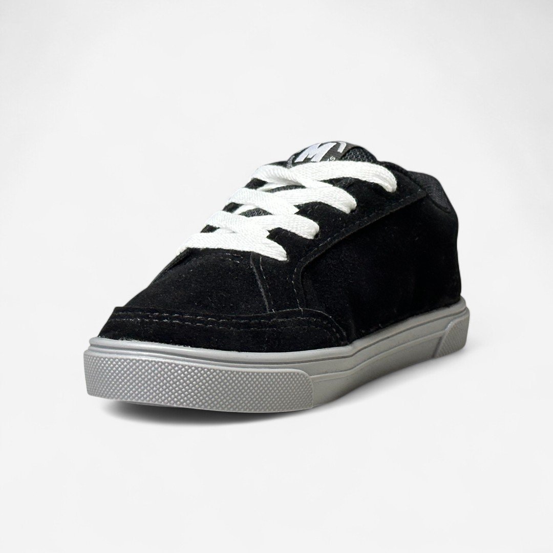 Tênis Casual Molekinho Infantil Camurça Preto Preto/Branco 3