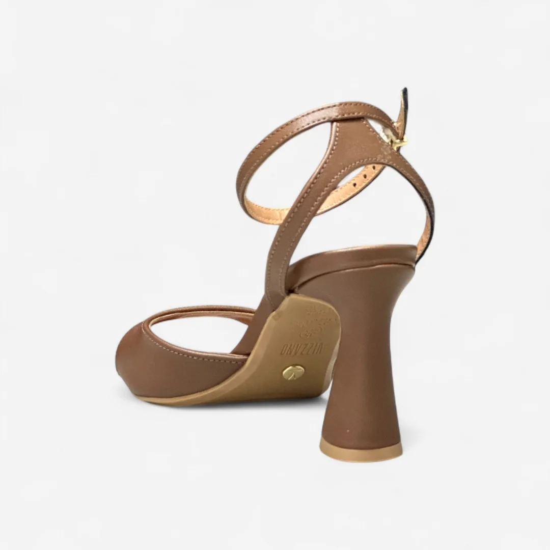 Sandália Vizzano Salto Taça Marrom Capuccino 4