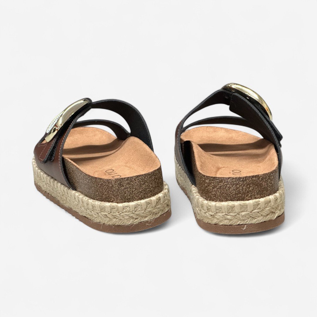 Tamanco Plataforma Beira Rio Marrom Conhaque 5