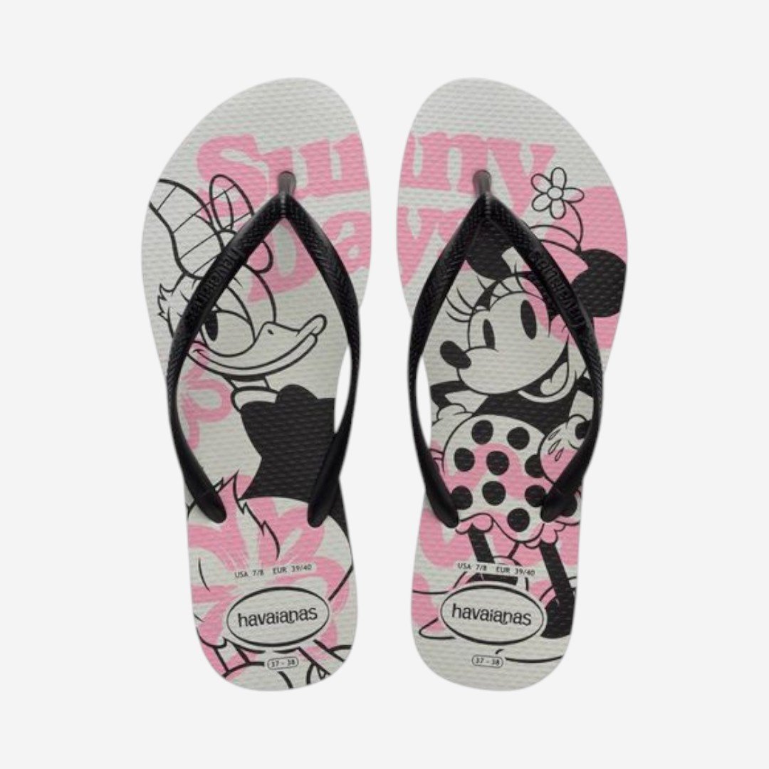 Chinelo Havaianas Slim Disney Branco