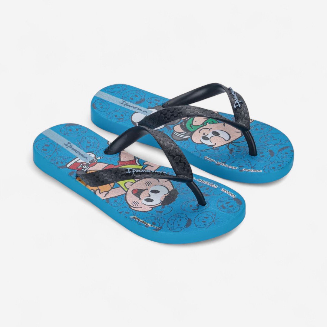 Chinelo Ipanema Turma Da Mônica Infantil Azul Azul/Preto 2