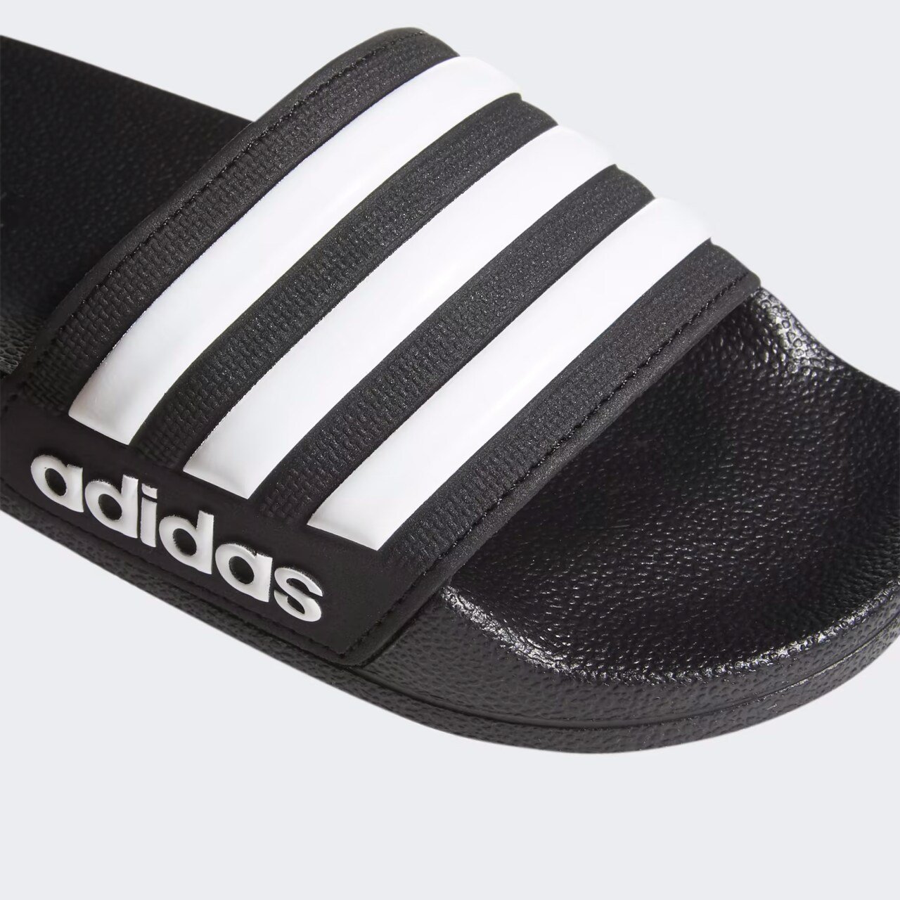 Chinelo Adidas Adilette Shower Infantil Preto Preto/Branco 8
