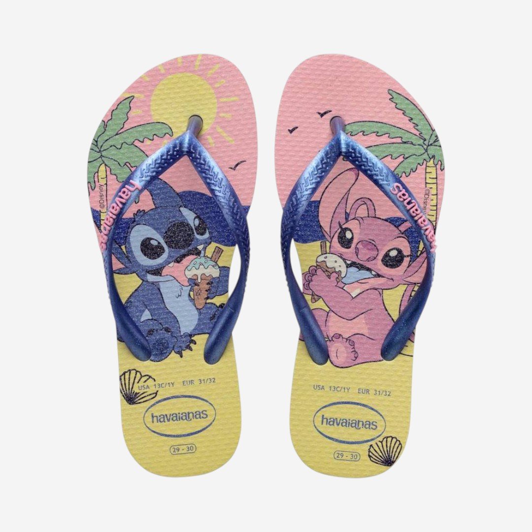 Chinelo Havaianas Kids Slim Disney Stitch