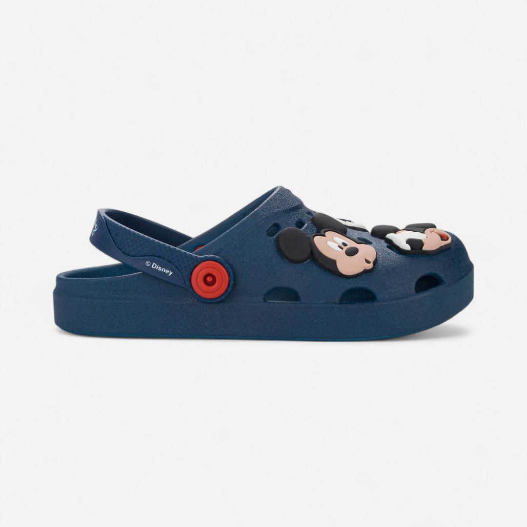 Babuche Infantil Disney Smile Mickey Azul Escuro Azul Marinho 3