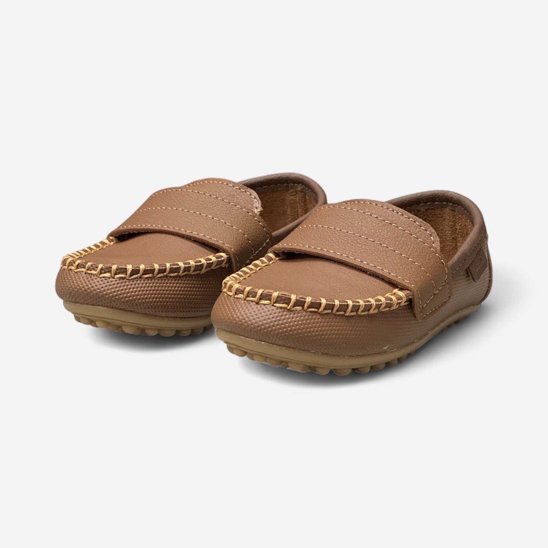 Mocassim Klin Curumim Masculino Infantil Marrom Whisky/Chocolate 4