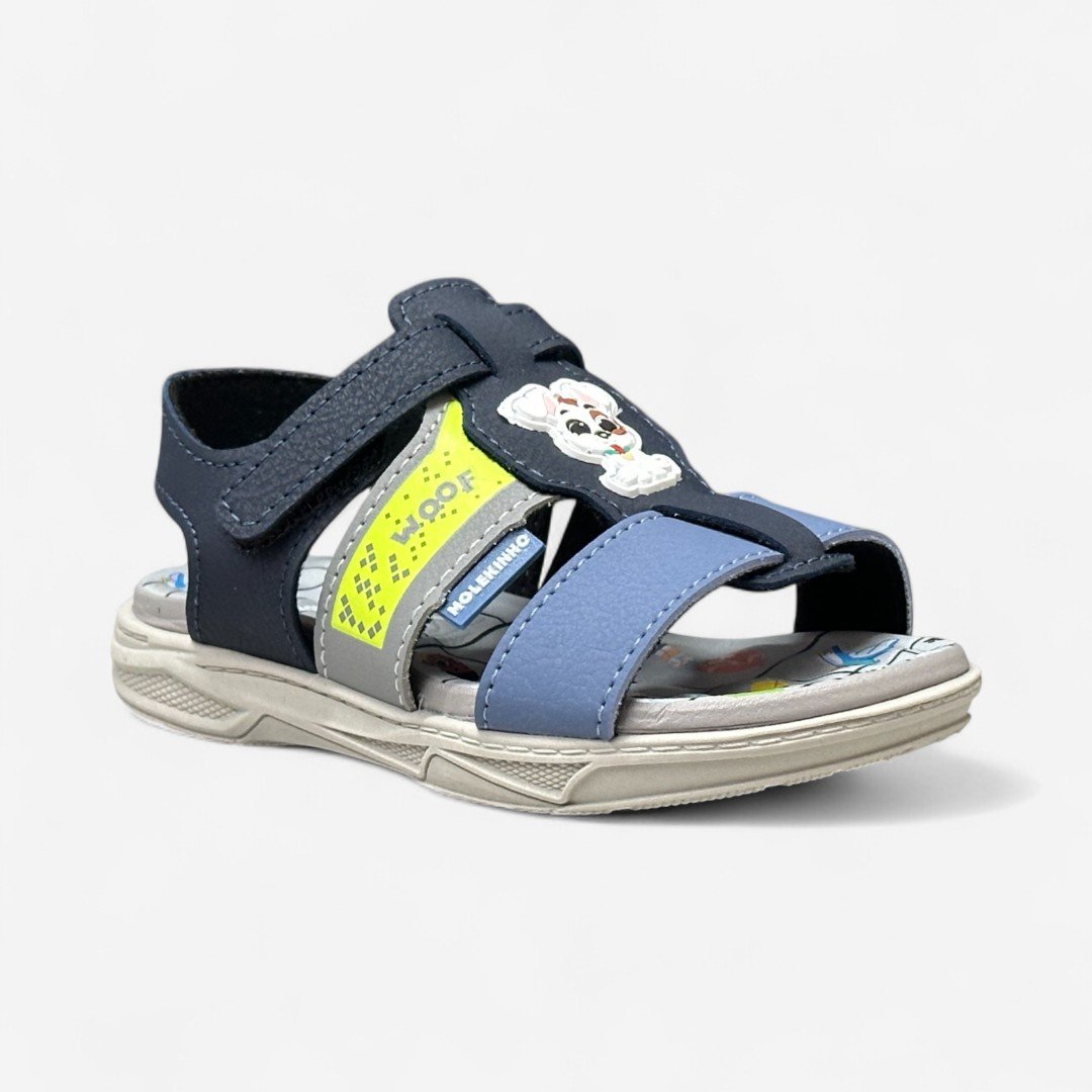 Papete Molekinho Infantil Cachorrinho Azul Marinho Marinho 2