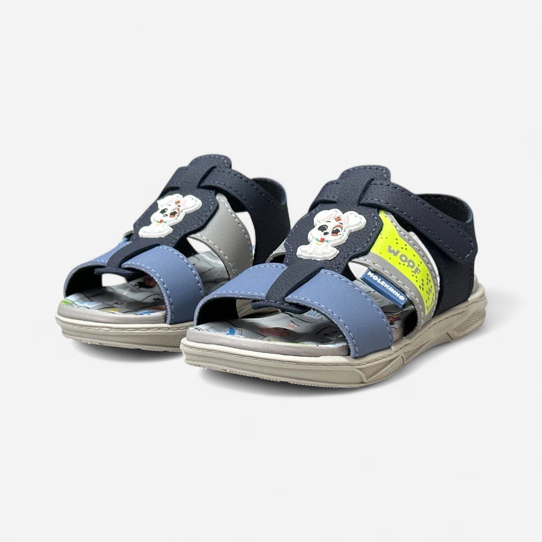 Papete Molekinho Infantil Cachorrinho Azul Marinho Marinho 4