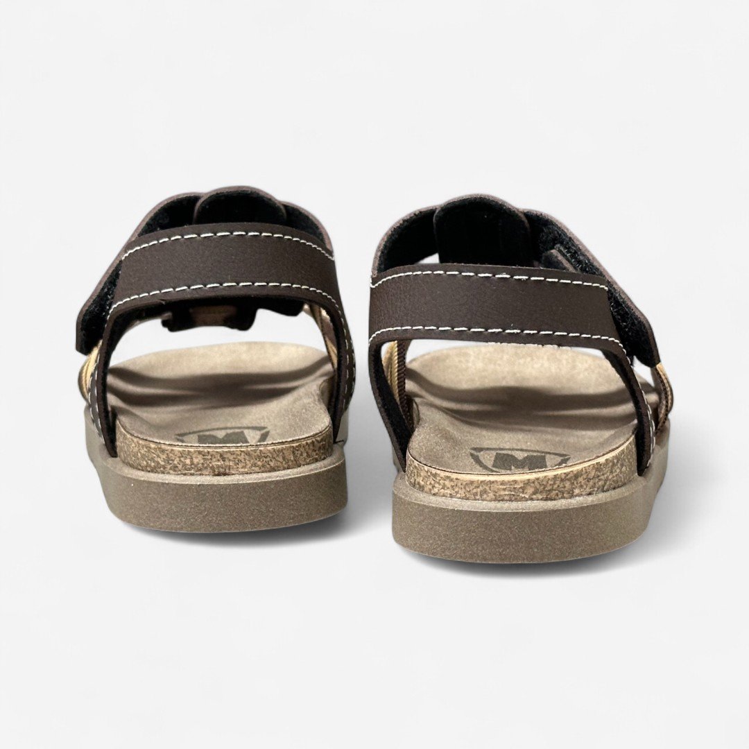 Sandália Papete Molekinho Infantil Café Café/Mostarda 5