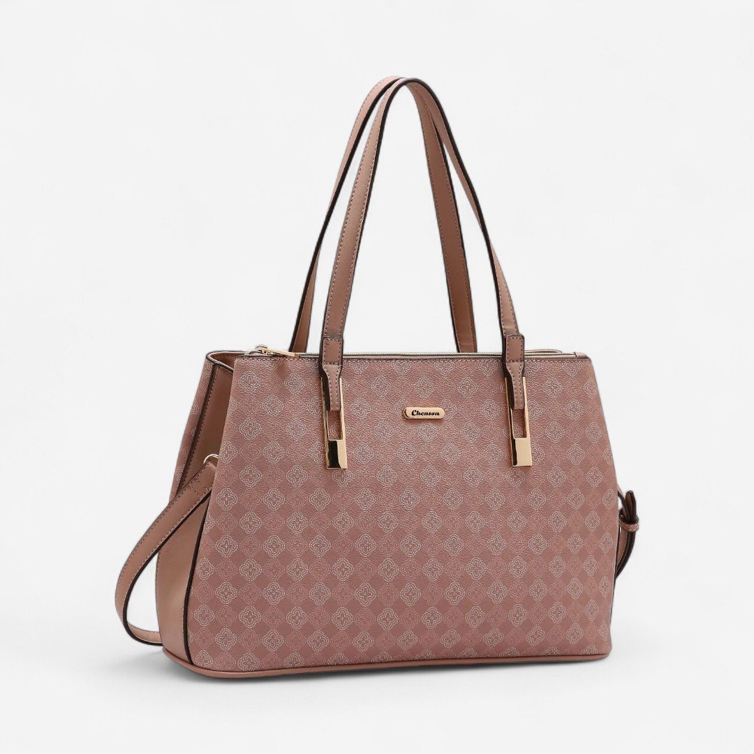 Bolsa Feminina Chenson Elemento Gráfico Rosê