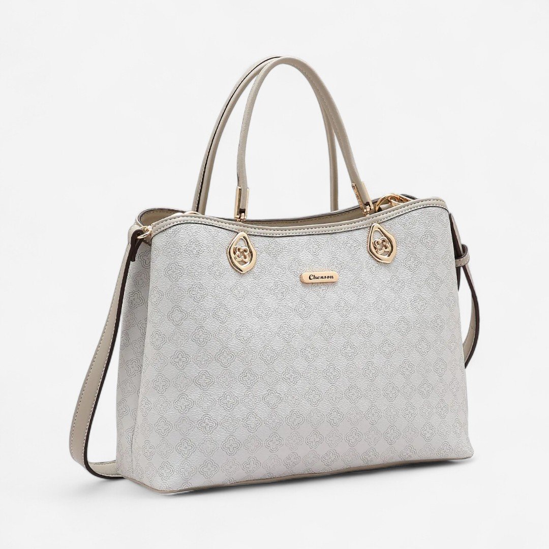 Bolsa Feminina Chenson Elemento Gráfico Nude