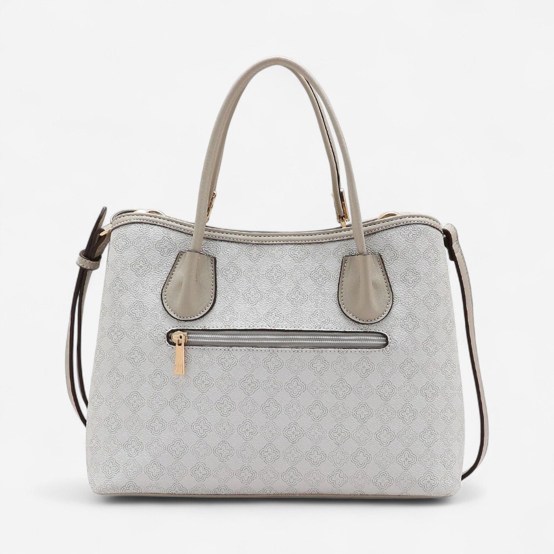 Bolsa Feminina Chenson Elemento Gráfico Nude Branco 2
