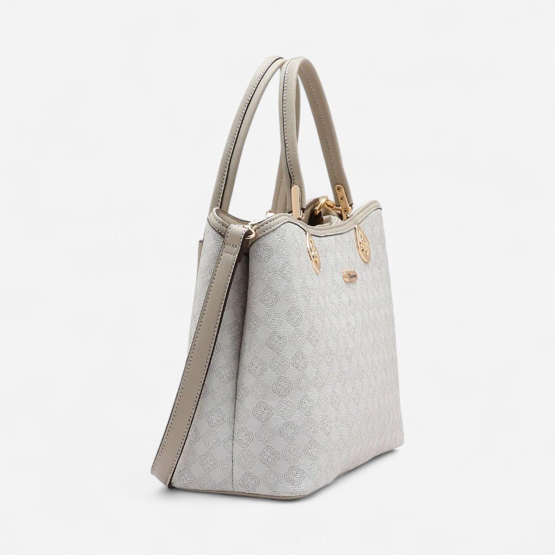 Bolsa Feminina Chenson Elemento Gráfico Nude Branco 3