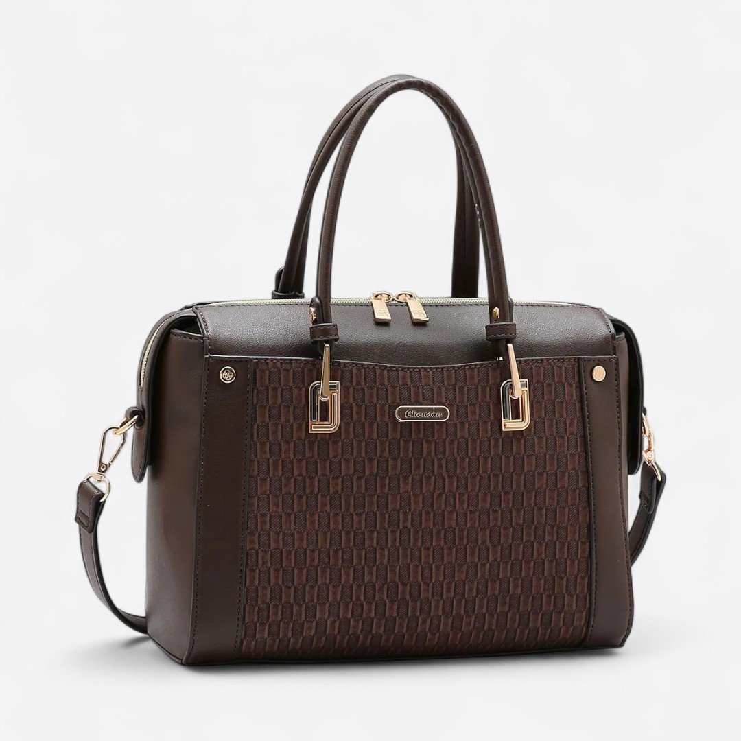 Bolsa Feminina Chenson Textura Chic Café