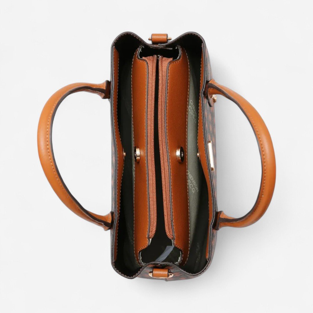 Bolsa Feminina Chenson New Elemento Gráfico Café Café 4