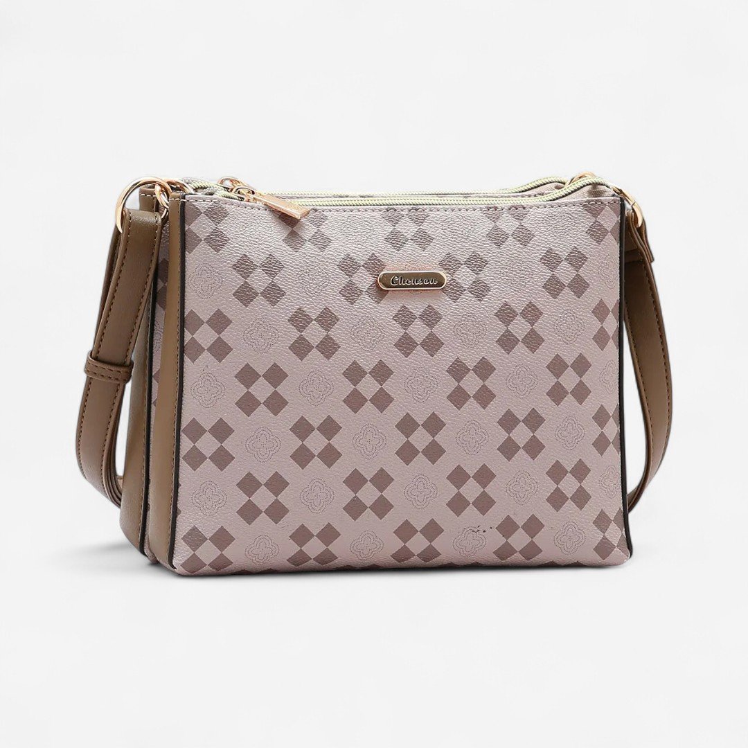 Bolsa Feminina Chenson New Elemento Gráfico Natural