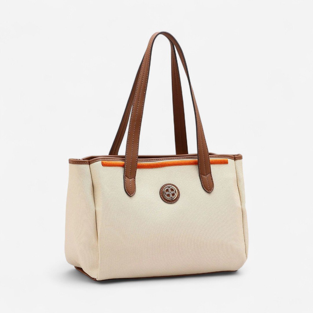 Bolsa Feminina Chenson Texturizado Bege