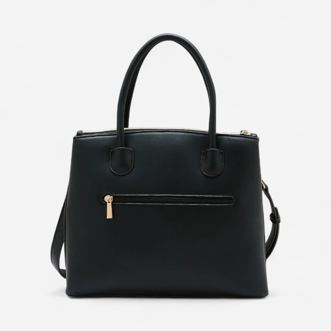 Bolsa Feminina Chenson Mini Tramas Preto Preto 2