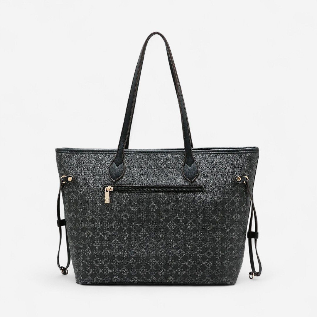 Bolsa Feminina Chenson Elemento Gráfico Preto Preto 2