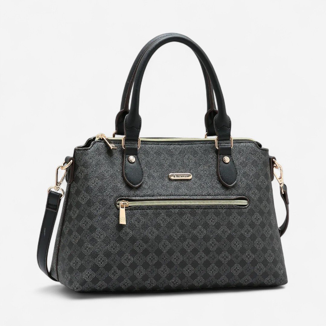 Bolsa Feminina Chenson Elemento Gráfico Preto