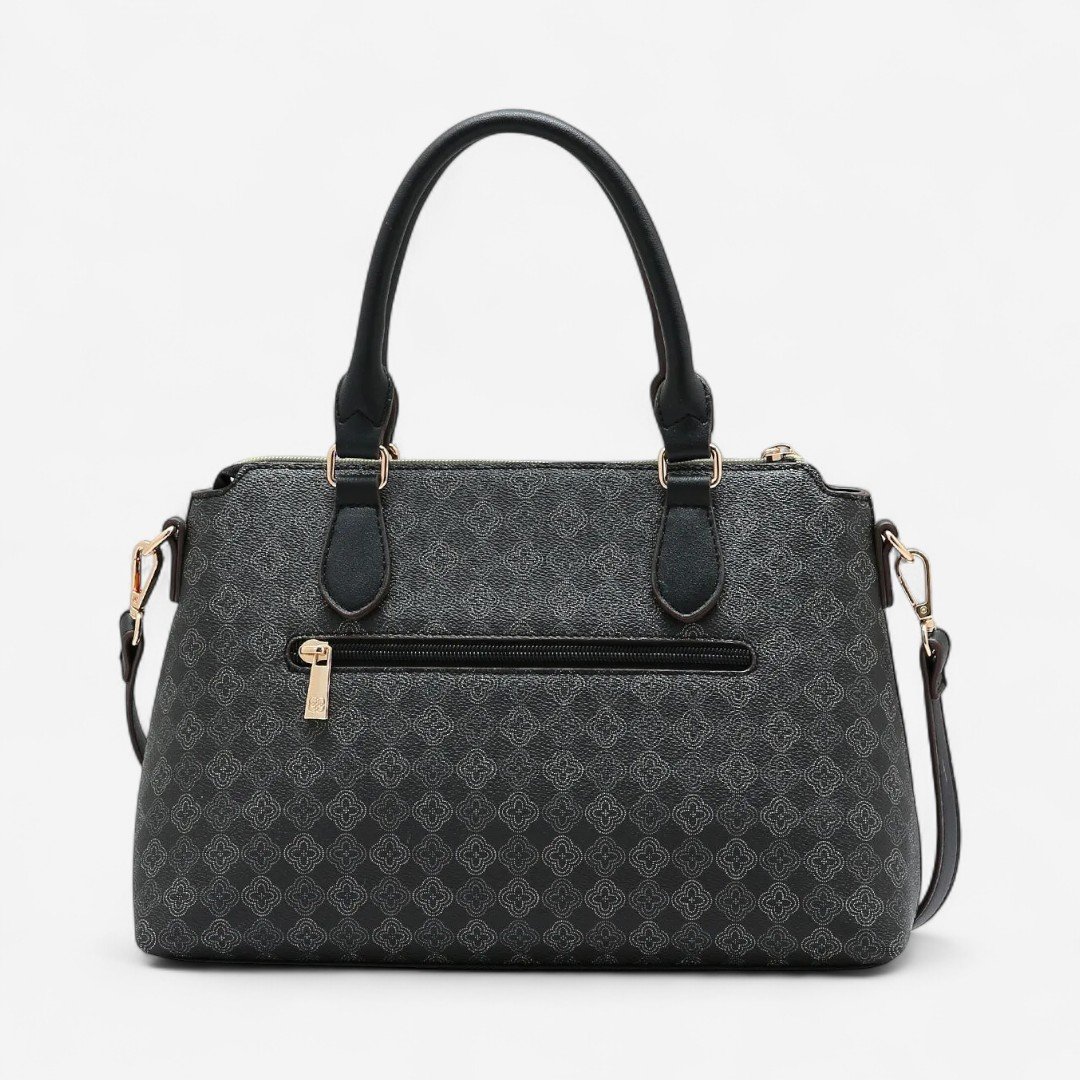 Bolsa Feminina Chenson Elemento Gráfico Preto Preto 2