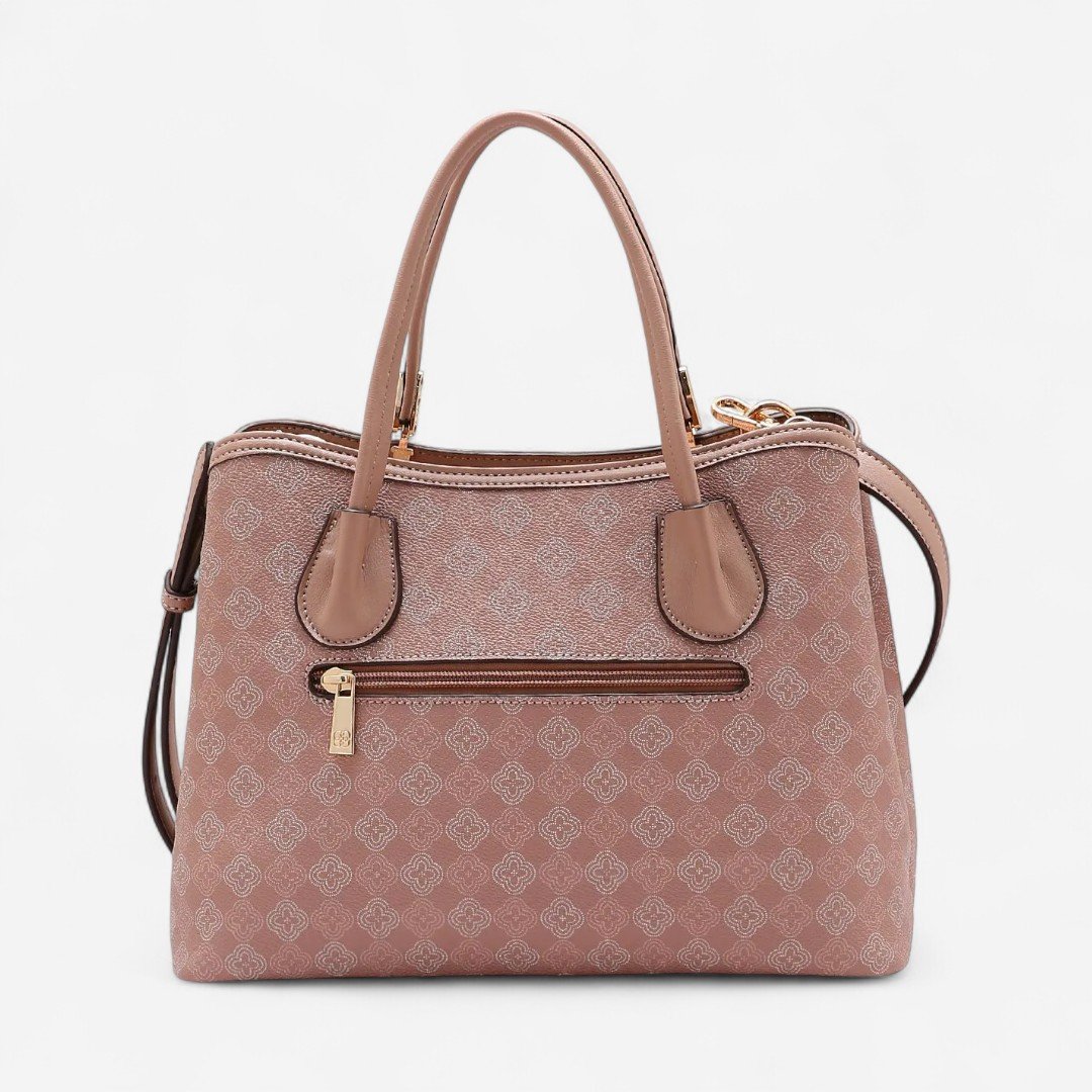 Bolsa Feminina Chenson Elemento Gráfico Rosê Rose 2