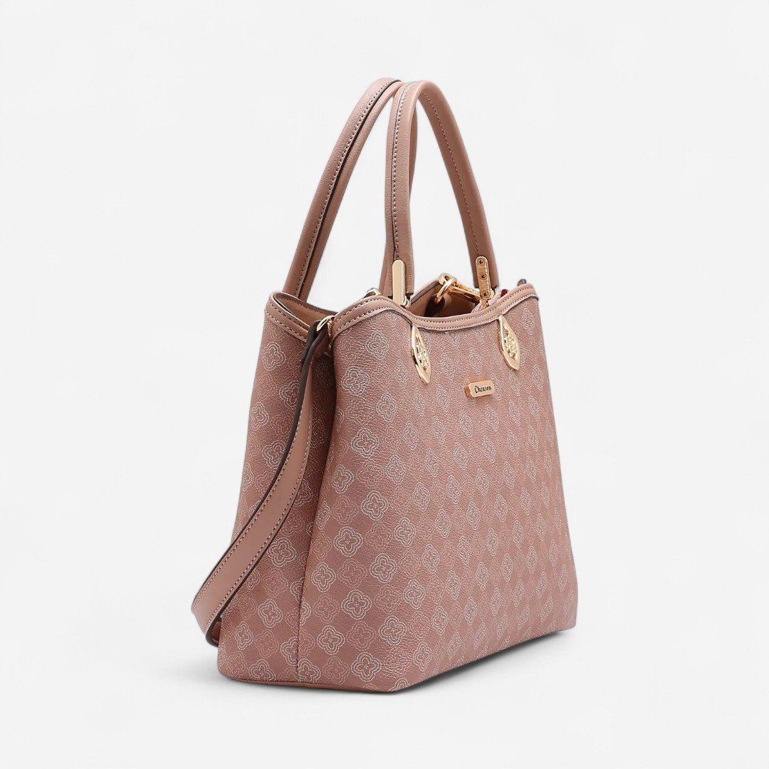 Bolsa Feminina Chenson Elemento Gráfico Rosê Rose 3