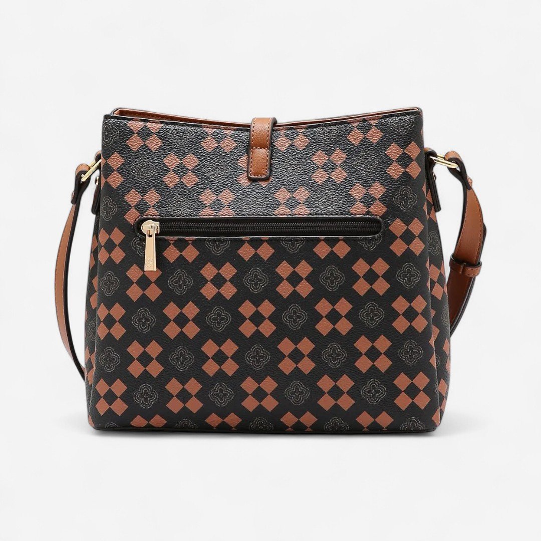 Bolsa Feminina Chenson New Elemento Gráfico Café Café 2