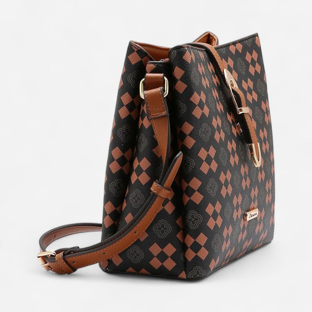 Bolsa Feminina Chenson New Elemento Gráfico Café Café 4