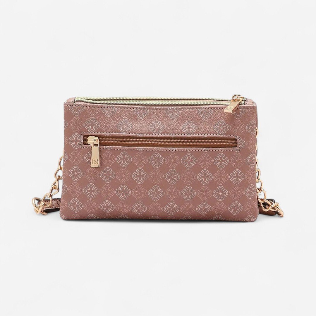 Bolsa Feminina Chenson Elemento Gráfico Rosê Rose 2