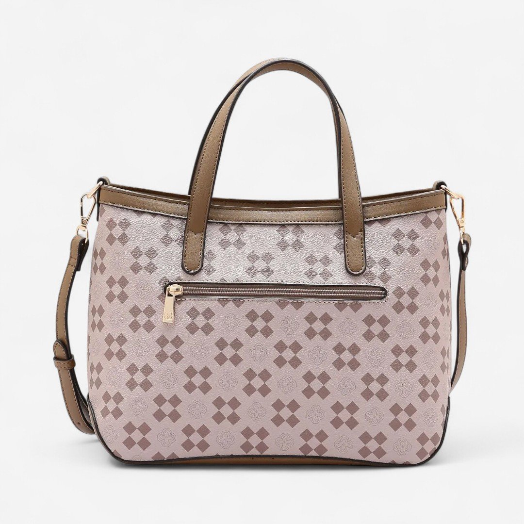 Bolsa Feminina Chenson New Elemento Gráfico Natural Natural 2