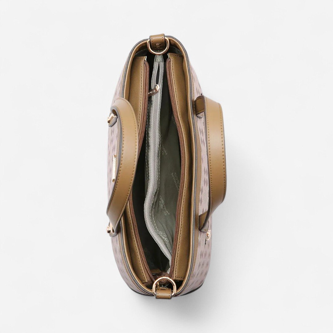 Bolsa Feminina Chenson New Elemento Gráfico Natural Natural 4