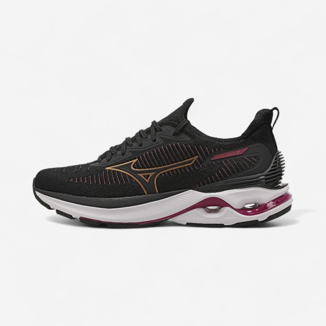 Tênis de Corrida Mizuno Atlantis Softier Foam Feminino Azul/Roxo