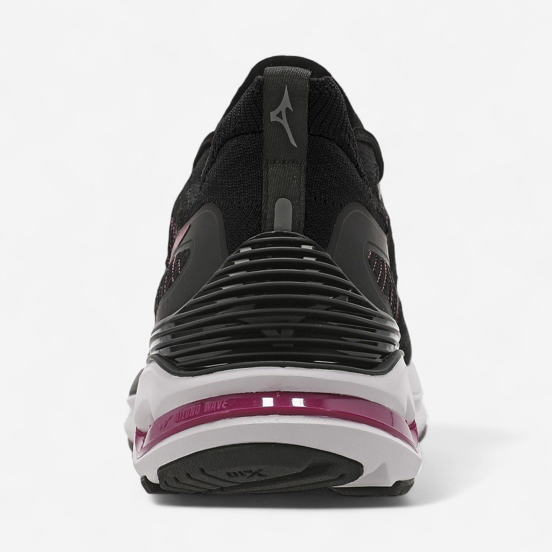 Tênis de Corrida Feminino Mizuno Wave Mirai 7 Preto Preto/Bordô 5
